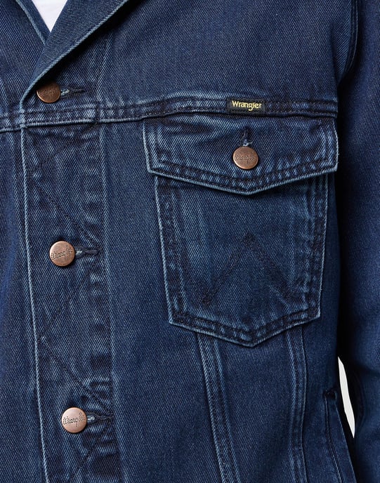 Wrangler - AUTHENTIC JACKET COALBLUE STONE - Image 4
