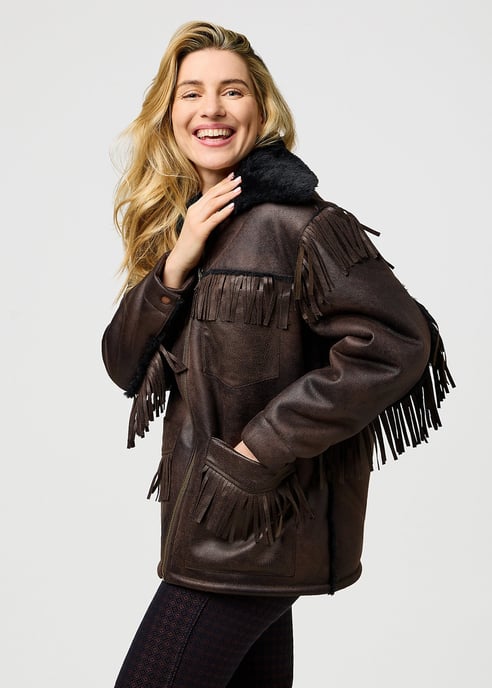 Wrangler - Relaxed Fringe Wrange Jacket - Image 4