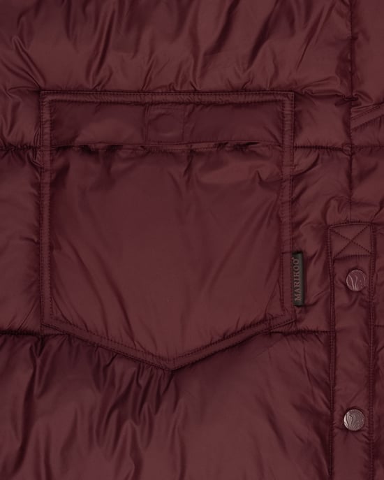 Marikoo Damen Winterweste Sayorii – lang, warm & mit Kapuze - Image 6