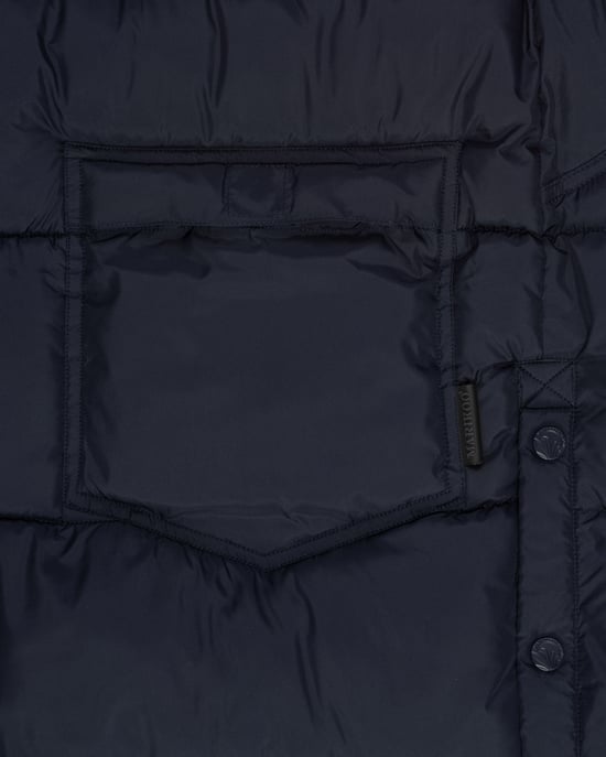 Marikoo Damen Winterweste Sayorii – lang, warm & mit Kapuze - Image 6