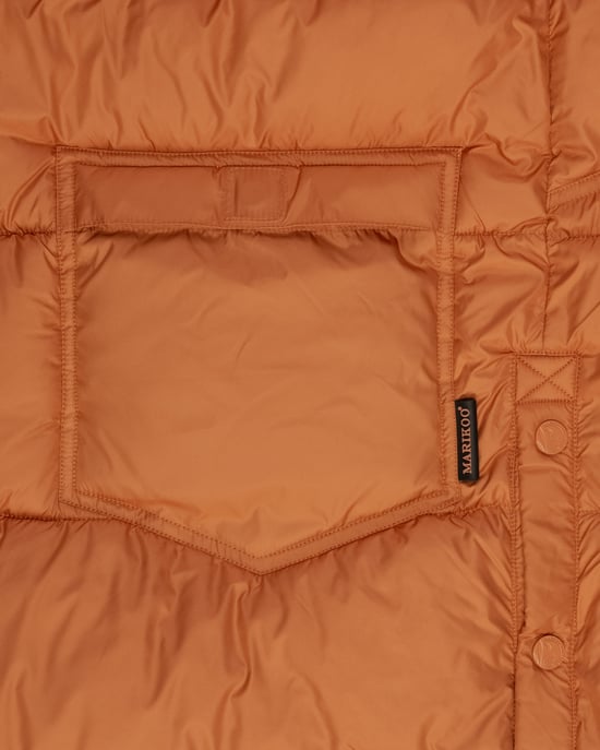 Marikoo Damen Winterweste Sayorii – lang, warm & mit Kapuze - Image 6