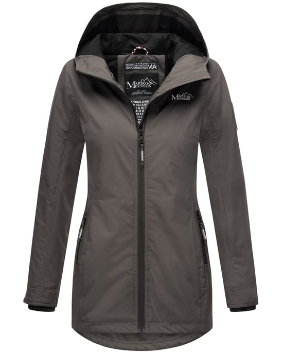 Marikoo Damen Übergangsjacke Honigbeere mit Kapuze - Image 1