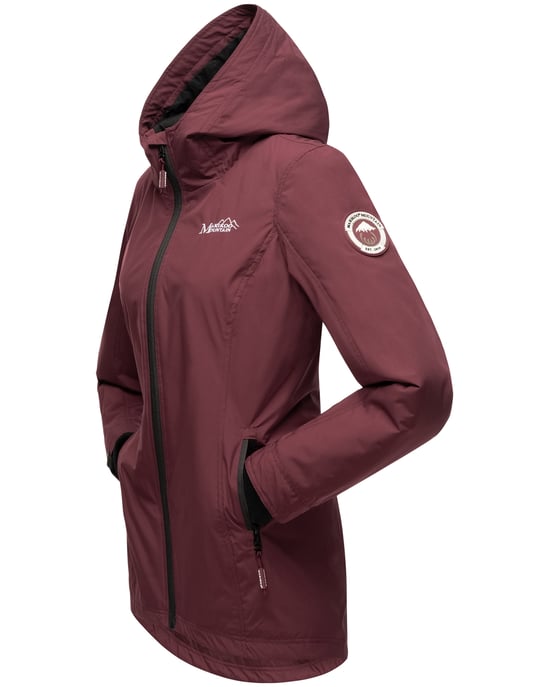Marikoo Damen Übergangsjacke Honigbeere mit Kapuze - Image 4