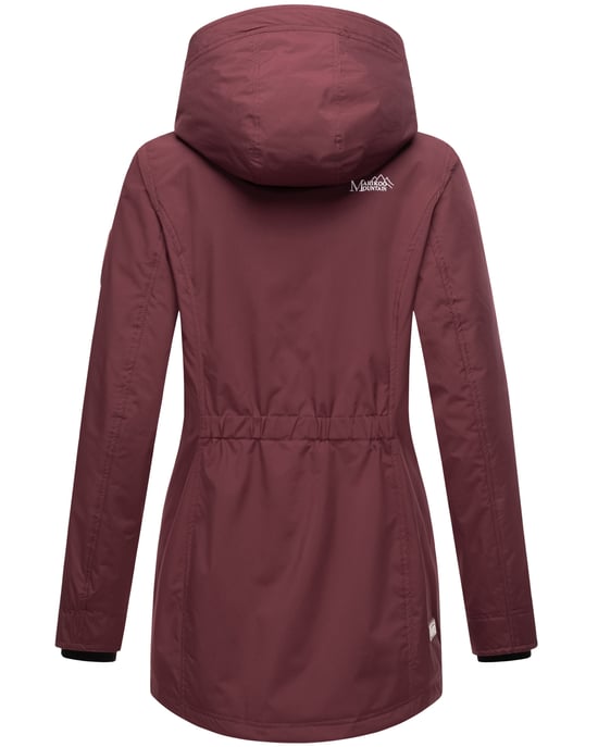 Marikoo Damen Übergangsjacke Honigbeere mit Kapuze - Image 5