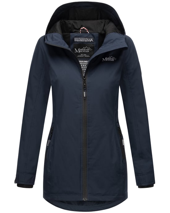 Marikoo Damen Übergangsjacke Honigbeere mit Kapuze - Image 1