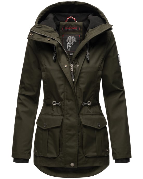 Marikoo Damen Übergangsjacke Babetaa Princess mit Kapuze - Image 1