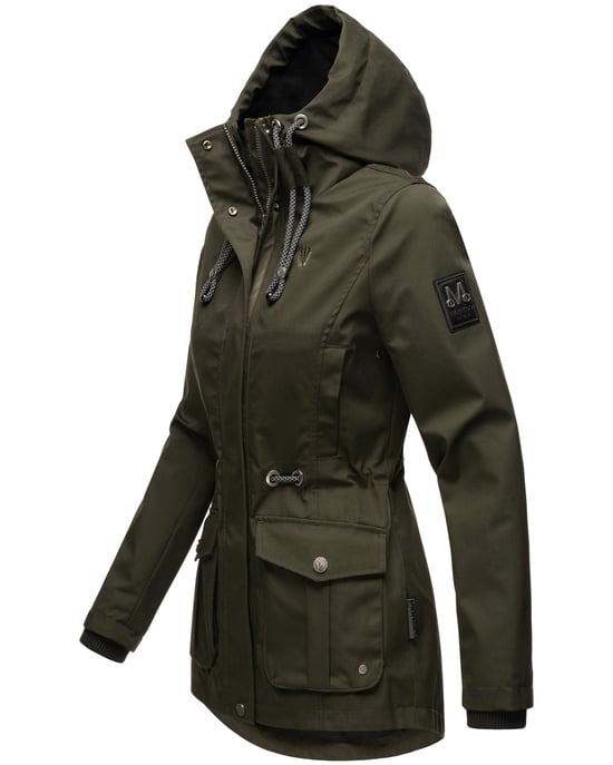 Marikoo Damen Übergangsjacke Babetaa Princess mit Kapuze - Image 3