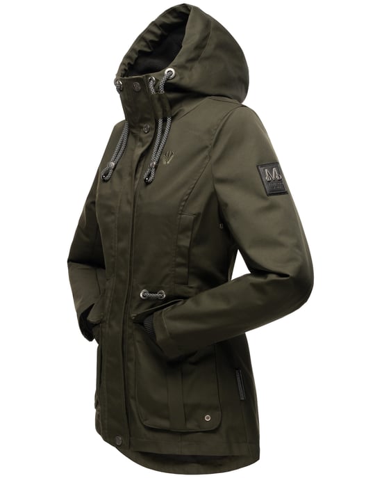 Marikoo Damen Übergangsjacke Babetaa Princess mit Kapuze - Image 4
