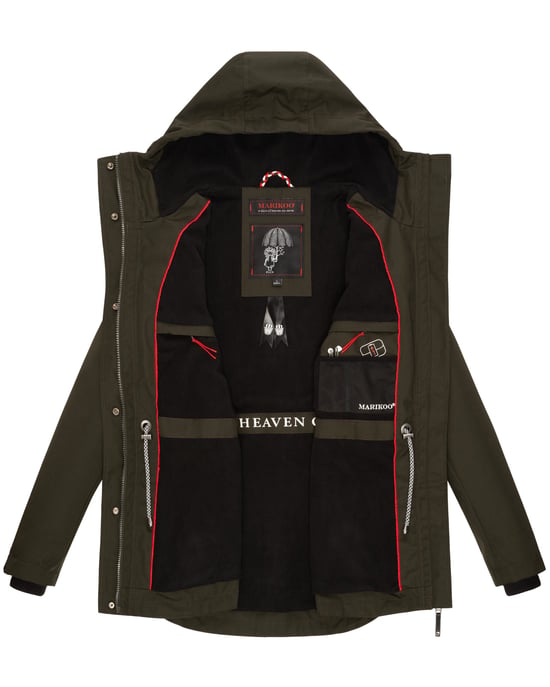 Marikoo Damen Übergangsjacke Babetaa Princess mit Kapuze - Image 6