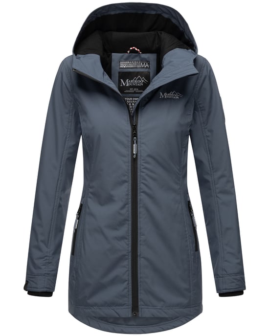 Marikoo Damen Übergangsjacke Honigbeere mit Kapuze - Image 1