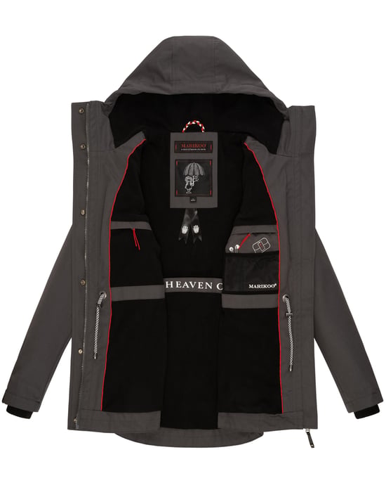 Marikoo Damen Übergangsjacke Babetaa Princess mit Kapuze - Image 6