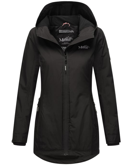 Marikoo Damen Übergangsjacke Honigbeere mit Kapuze - Image 1