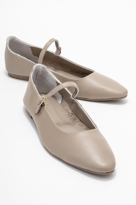 Lara Leder Mary Jane Flache Schuhe - Image 1