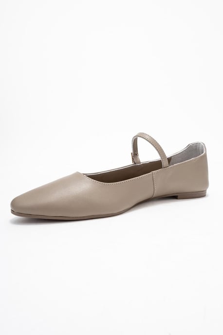 Lara Leder Mary Jane Flache Schuhe - Image 4