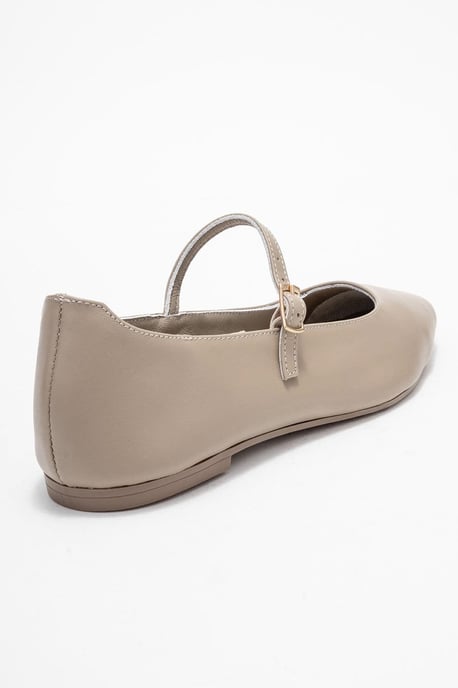 Lara Leder Mary Jane Flache Schuhe - Image 5