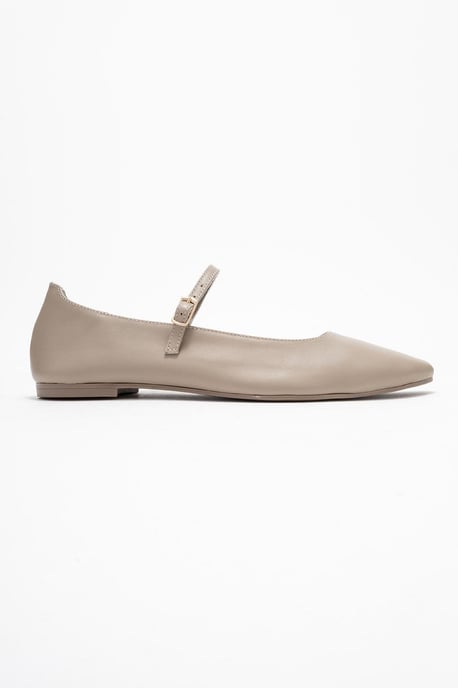 Lara Leder Mary Jane Flache Schuhe - Image 6