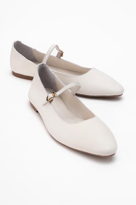 Lara Leder Mary Jane Flache Schuhe - Image 1