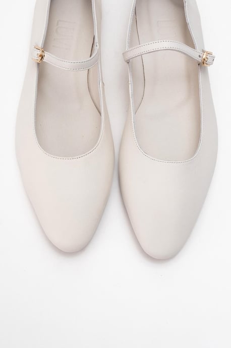 Lara Leder Mary Jane Flache Schuhe - Image 2