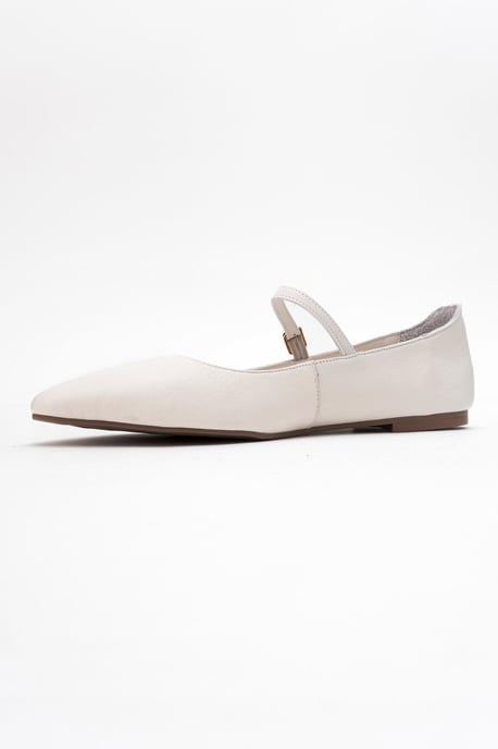 Lara Leder Mary Jane Flache Schuhe - Image 4