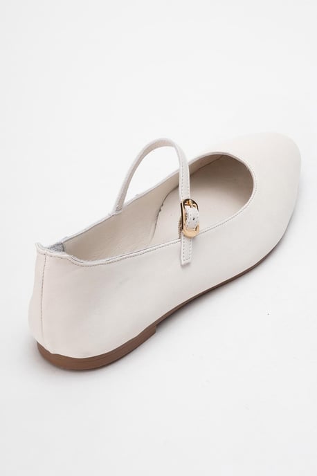 Lara Leder Mary Jane Flache Schuhe - Image 5