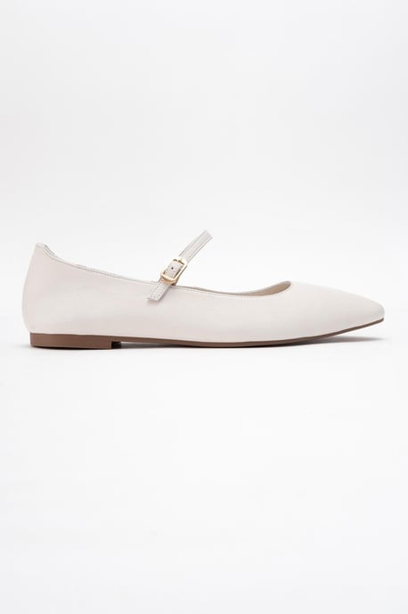 Lara Leder Mary Jane Flache Schuhe - Image 6