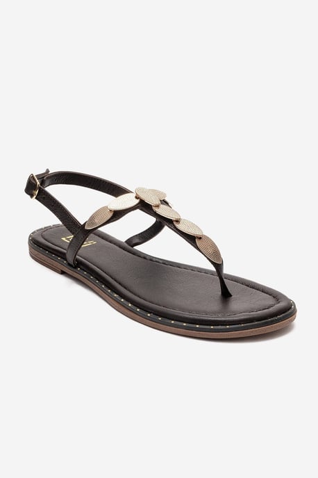 Marea Leder Flach Sandale (Women) - Image 3