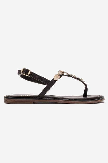Marea Leder Flach Sandale (Women) - Image 4