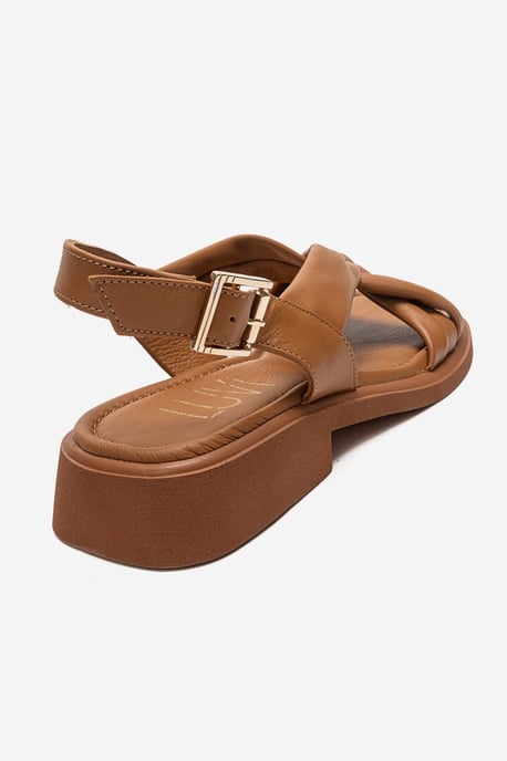 Frand Leder Überkreuzriemen Sandale - Image 4