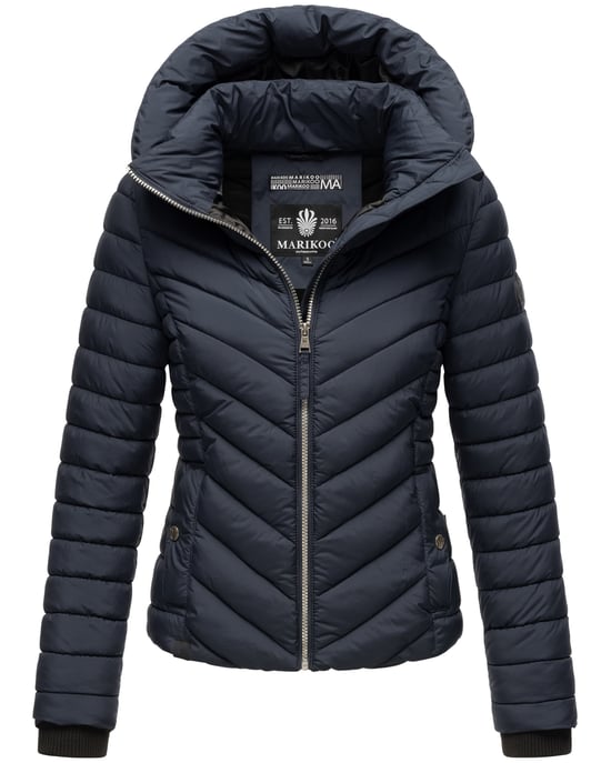 Marikoo Damen Steppjacke Kagomee mit Kapuze - Image 1