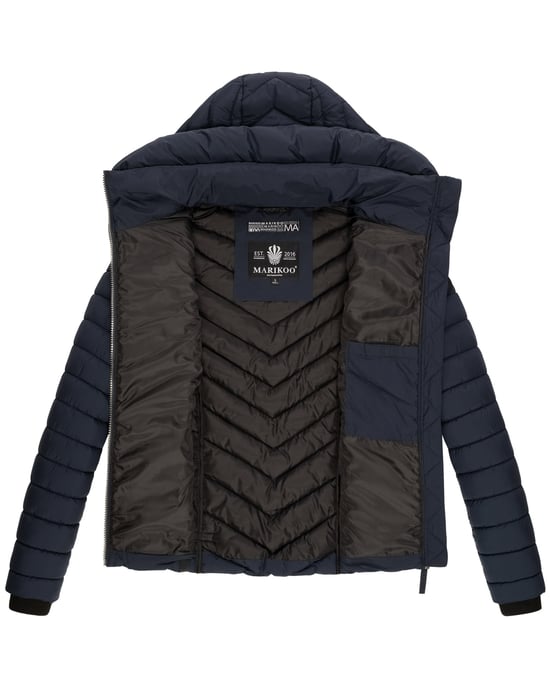 Marikoo Damen Steppjacke Kagomee mit Kapuze - Image 6