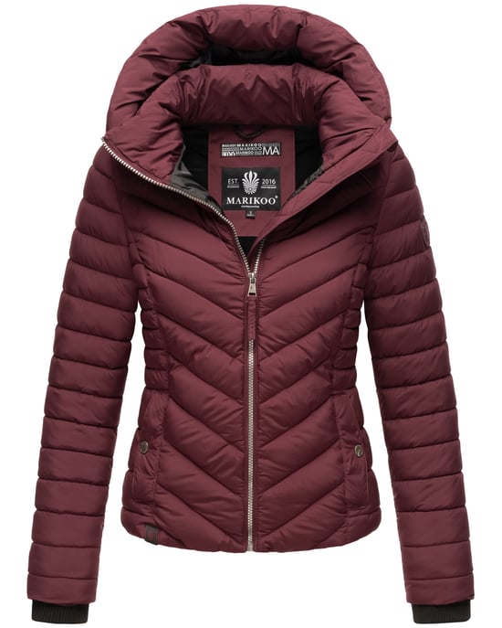 Marikoo Damen Steppjacke Kagomee mit Kapuze - Image 1
