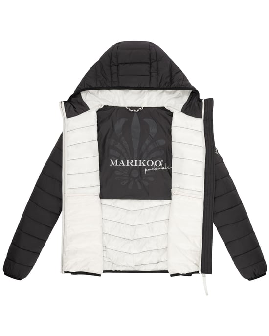 Marikoo Damen Steppjacke „Pack Mich Ein“ – leicht, faltbar & mit Kapuze - Image 5
