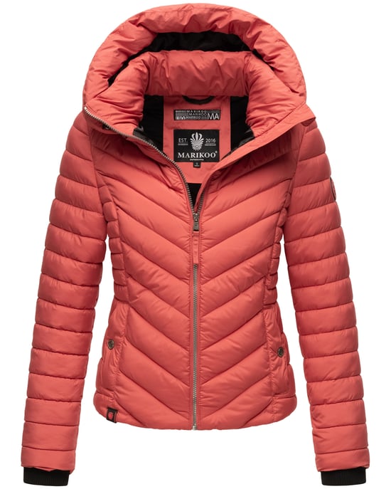 Marikoo Damen Steppjacke Kagomee mit Kapuze - Image 1