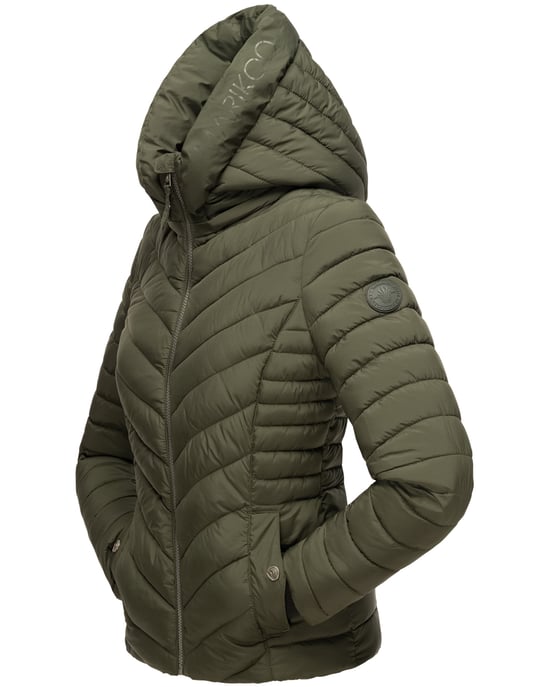 Marikoo Damen Steppjacke Kagomee mit Kapuze - Image 4