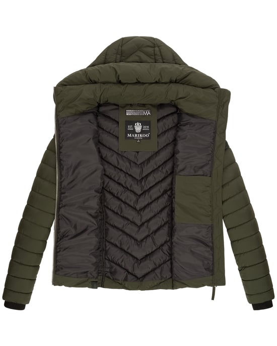 Marikoo Damen Steppjacke Kagomee mit Kapuze - Image 6
