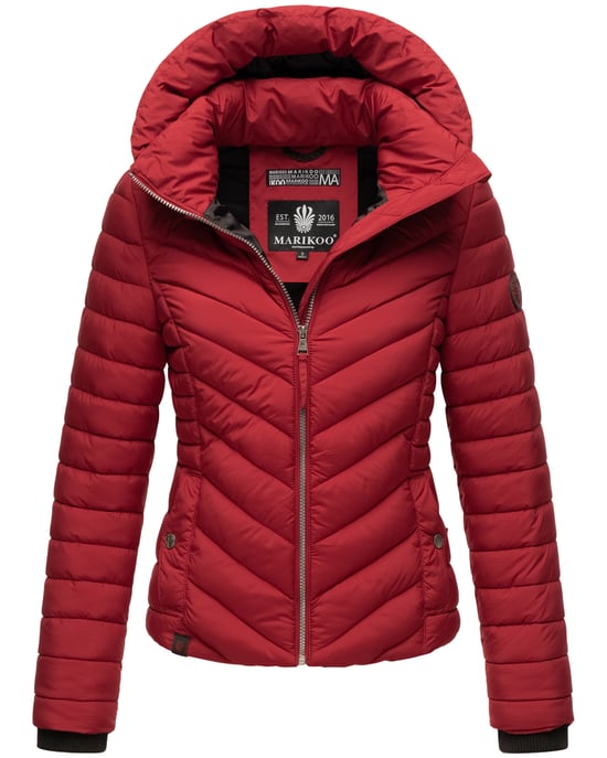 Marikoo Damen Steppjacke Kagomee mit Kapuze - Image 1