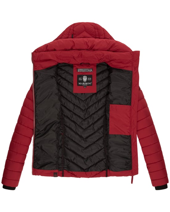 Marikoo Damen Steppjacke Kagomee mit Kapuze - Image 6