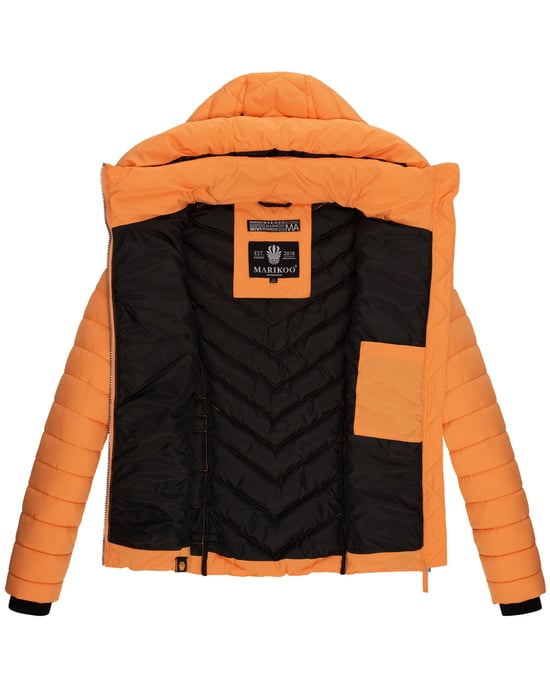 Marikoo Damen Steppjacke Kagomee mit Kapuze - Image 6