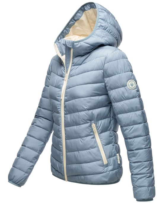 Marikoo Damen Steppjacke „Pack Mich Ein“ – leicht, faltbar & mit Kapuze - Image 3
