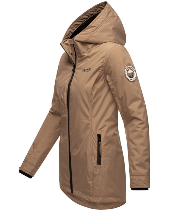 Marikoo Damen Übergangsjacke Honigbeere mit Kapuze - Image 3