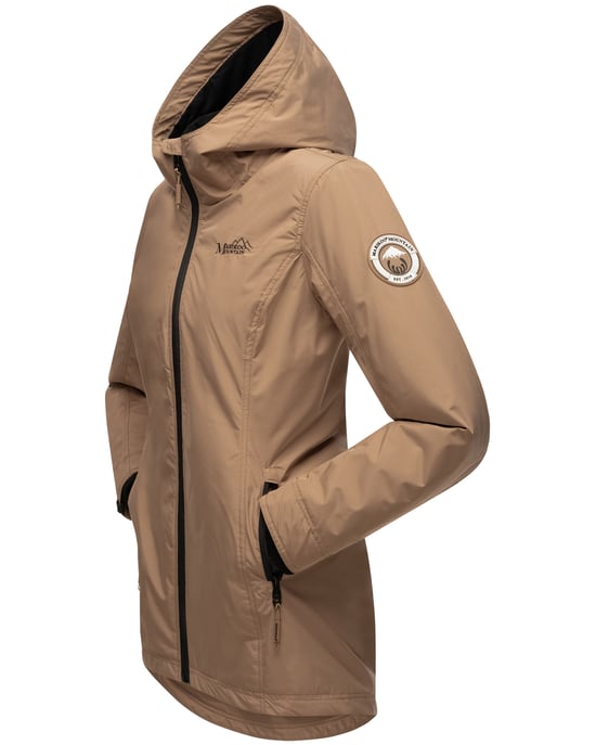 Marikoo Damen Übergangsjacke Honigbeere mit Kapuze - Image 4