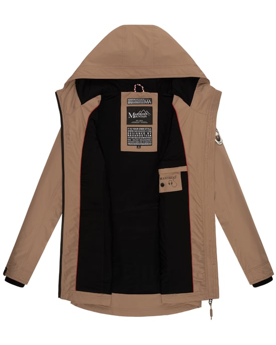 Marikoo Damen Übergangsjacke Honigbeere mit Kapuze - Image 6
