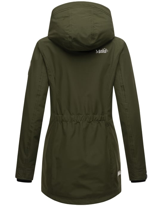Marikoo Damen Übergangsjacke Honigbeere mit Kapuze - Image 5