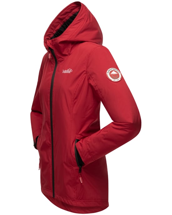 Marikoo Damen Übergangsjacke Honigbeere mit Kapuze - Image 4