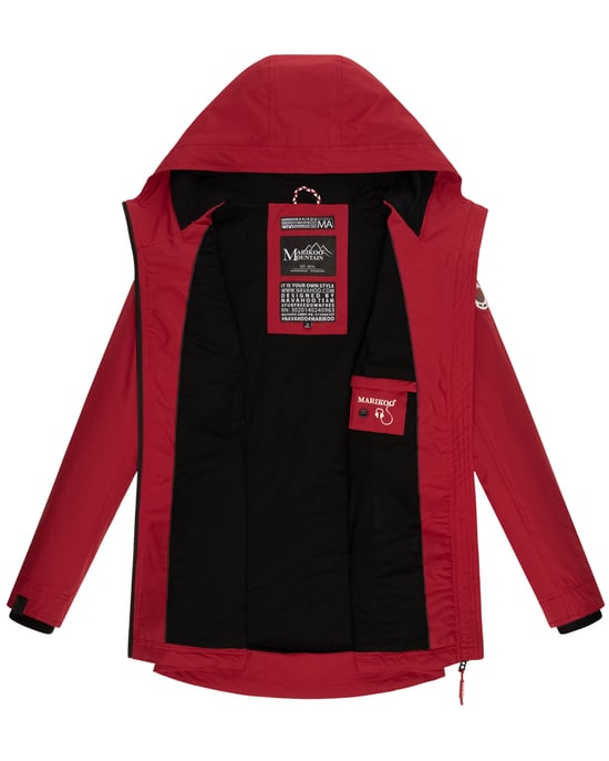 Marikoo Damen Übergangsjacke Honigbeere mit Kapuze - Image 6