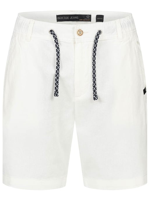 Indicode Herren Shorts INBow aus Leinen-Baumwoll-Mix mit Tunnelzug – leicht & atmungsaktiv - Image 1
