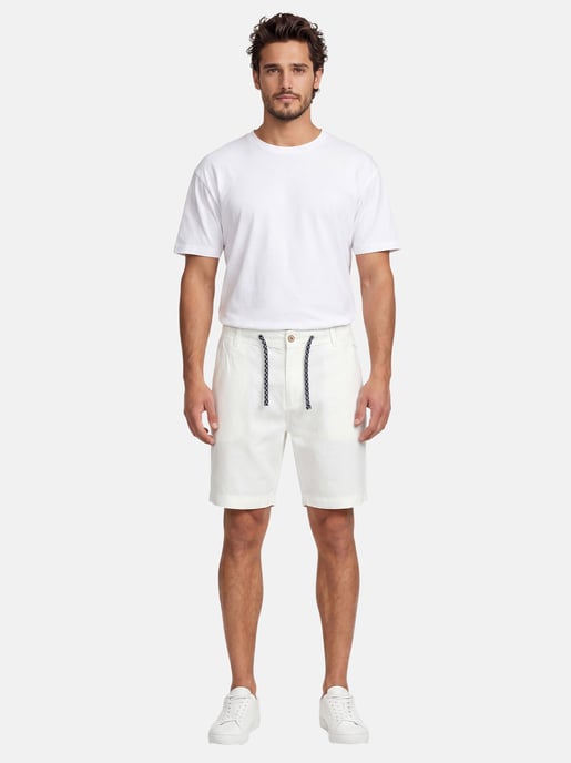 Indicode Herren Shorts INBow aus Leinen-Baumwoll-Mix mit Tunnelzug – leicht & atmungsaktiv - Image 3
