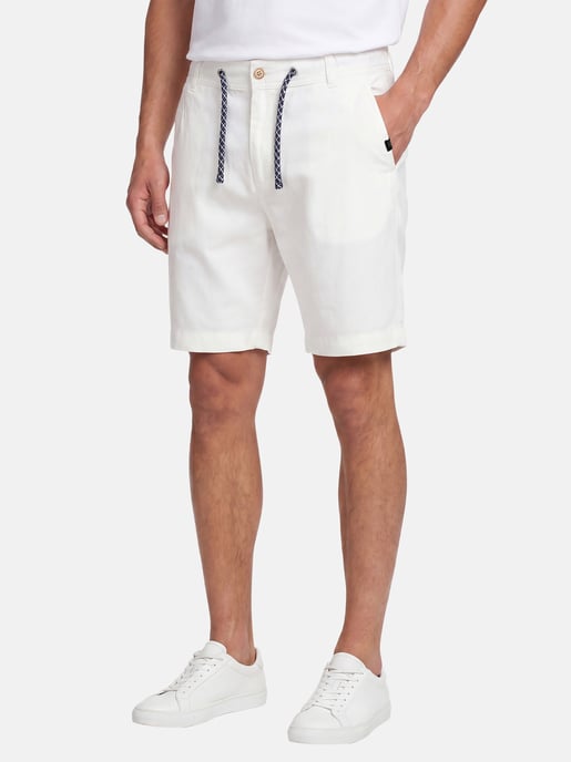 Indicode Herren Shorts INBow aus Leinen-Baumwoll-Mix mit Tunnelzug – leicht & atmungsaktiv - Image 4
