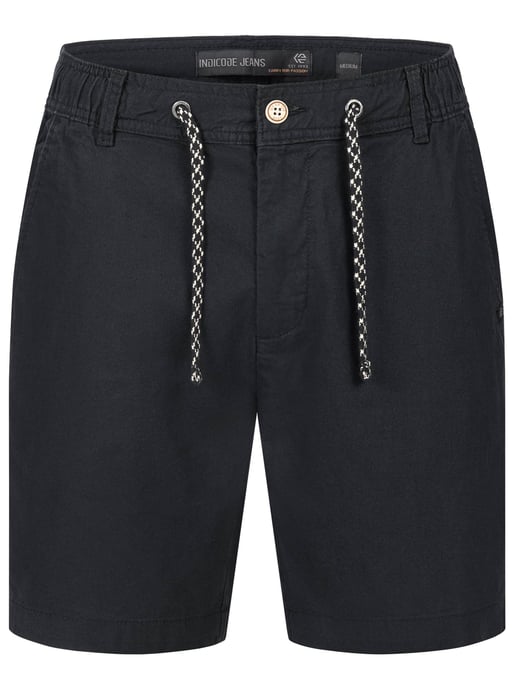 Indicode Herren Shorts INBow aus Leinen-Baumwoll-Mix mit Tunnelzug – leicht & atmungsaktiv - Image 1