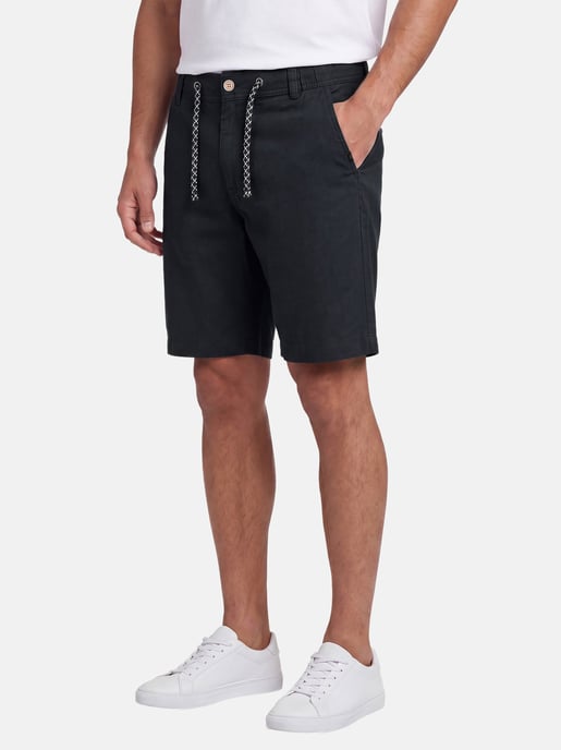 Indicode Herren Shorts INBow aus Leinen-Baumwoll-Mix mit Tunnelzug – leicht & atmungsaktiv - Image 4